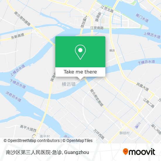 南沙区第三人民医院-急诊 map