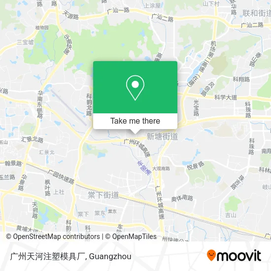 广州天河注塑模具厂 map