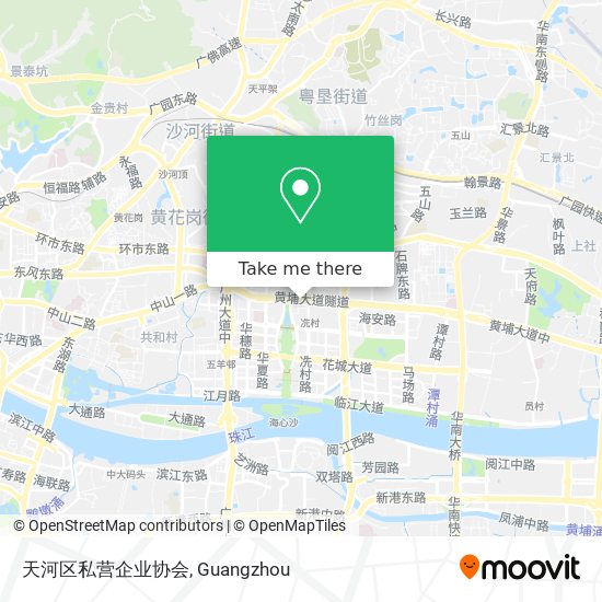 天河区私营企业协会 map