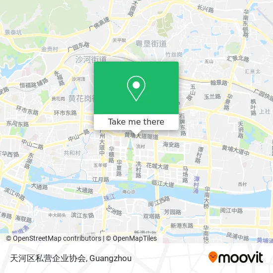 天河区私营企业协会 map
