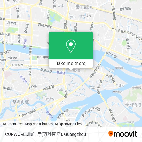 CUPWORLD咖啡厅(万胜围店) map