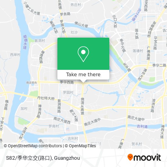S82/季华立交(路口) map