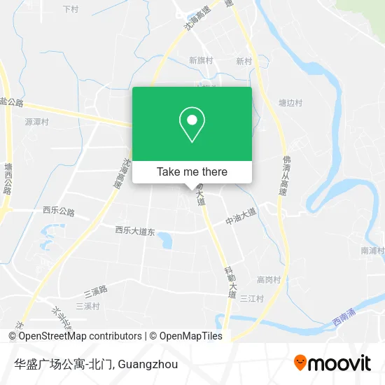 华盛广场公寓-北门 map
