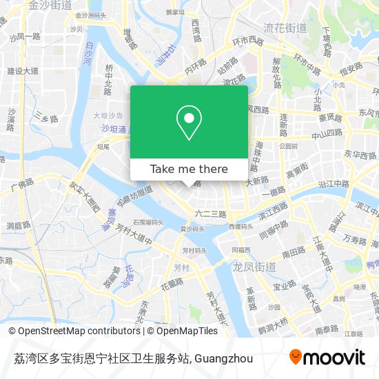 荔湾区多宝街恩宁社区卫生服务站 map