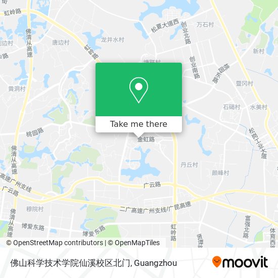 佛山科学技术学院仙溪校区北门 map