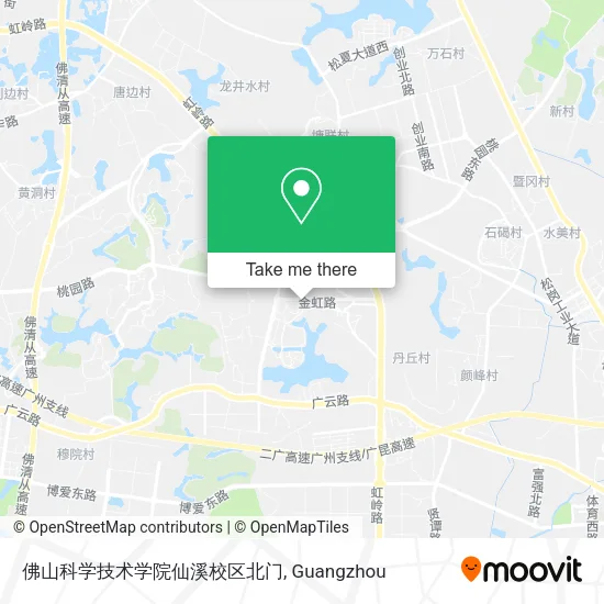 佛山科学技术学院仙溪校区北门 map
