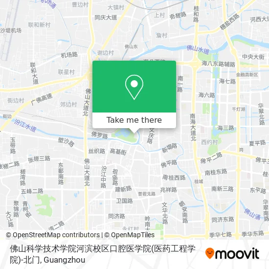 佛山科学技术学院河滨校区口腔医学院(医药工程学院)-北门 map