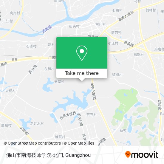 佛山市南海技师学院-北门 map