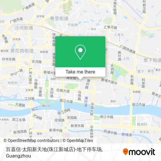 百嘉信·太阳新天地(珠江新城店)-地下停车场 map