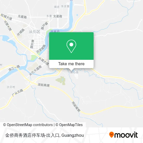 金侨商务酒店停车场-出入口 map