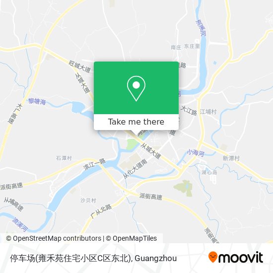停车场(雍禾苑住宅小区C区东北) map