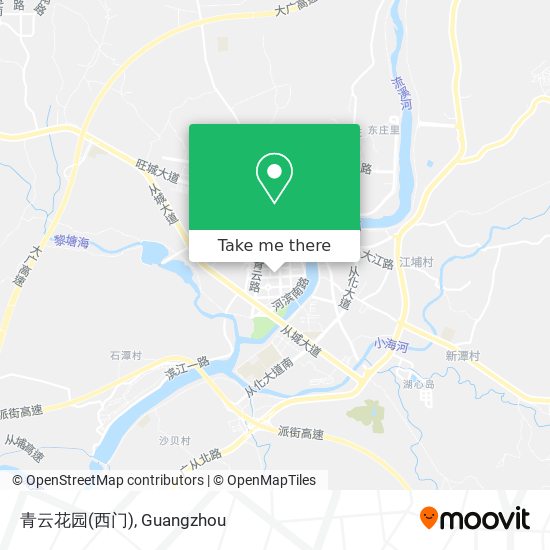 青云花园(西门) map