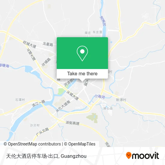 天伦大酒店停车场-出口 map