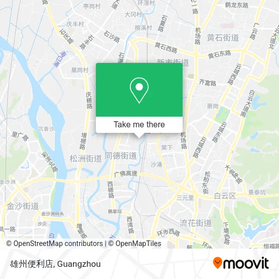 雄州便利店 map
