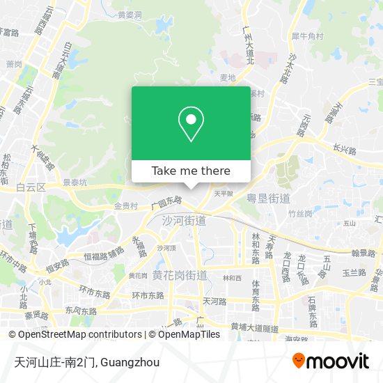 天河山庄-南2门 map
