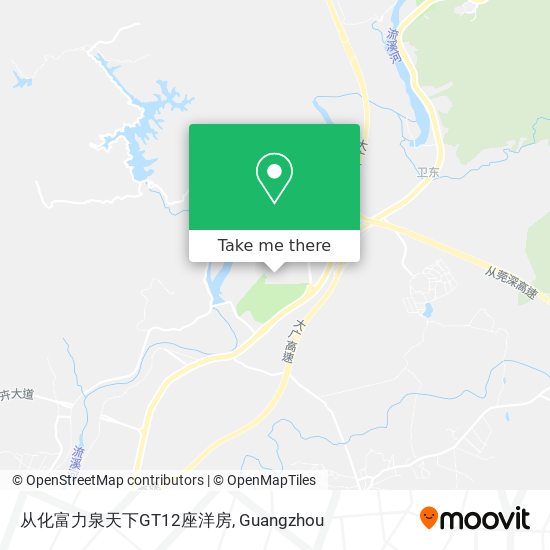 从化富力泉天下GT12座洋房 map