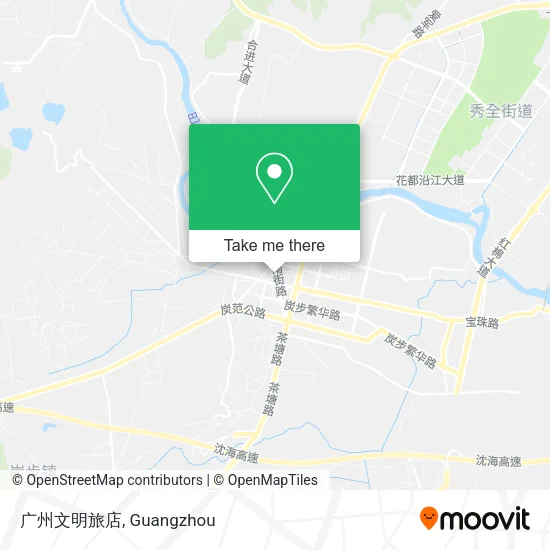 广州文明旅店 map
