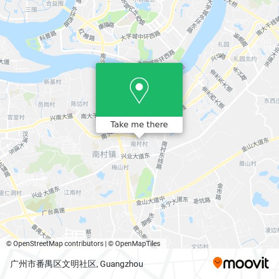 广州市番禺区文明社区 map