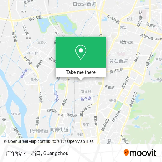 广华线业一档口 map