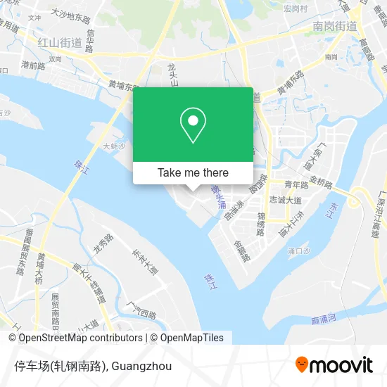 停车场(轧钢南路) map