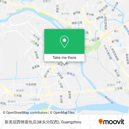 新美冠西饼面包店(林头分院西) map