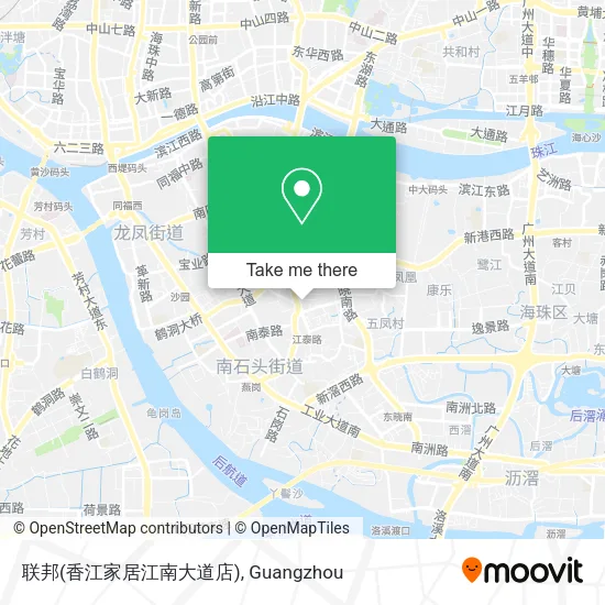 联邦(香江家居江南大道店) map