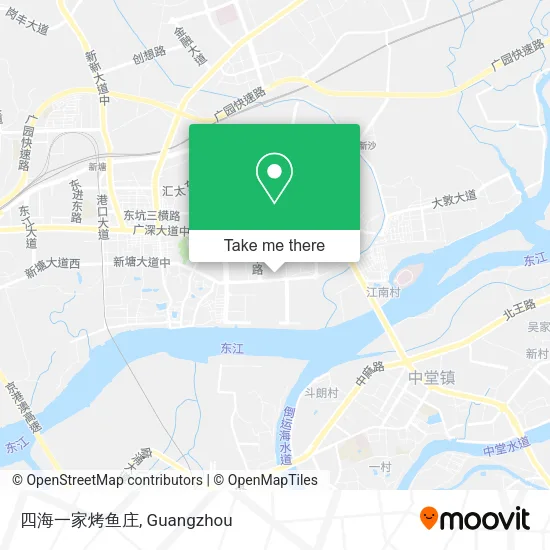 四海一家烤鱼庄 map