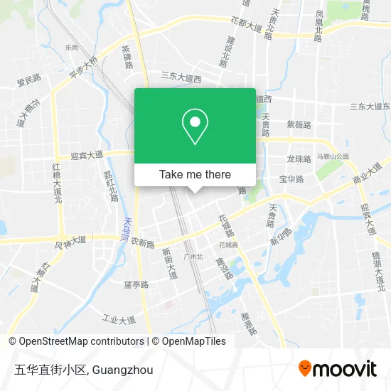五华直街小区 map