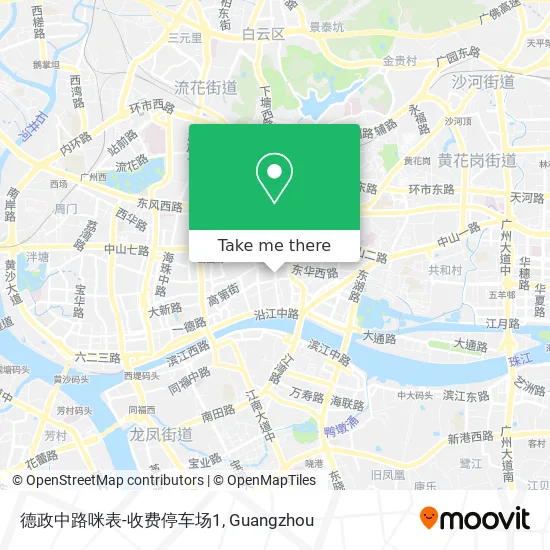 德政中路咪表-收费停车场1 map