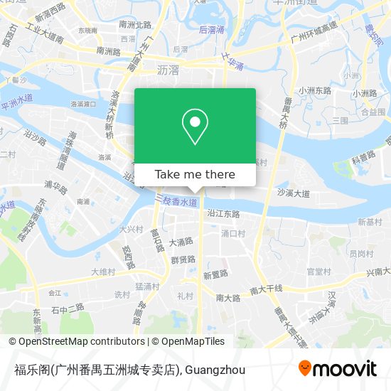 福乐阁(广州番禺五洲城专卖店) map