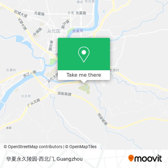 华夏永久陵园-西北门 map