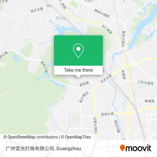 广州雷光灯饰有限公司 map