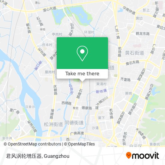 君风涡轮增压器 map