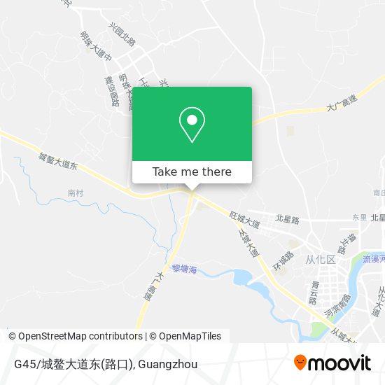 G45/城鳌大道东(路口) map