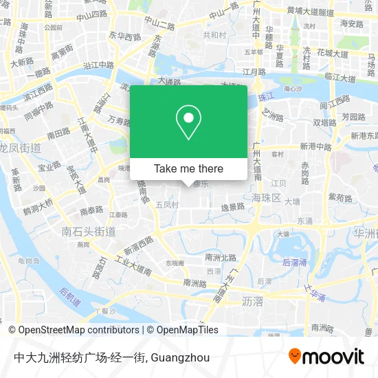 中大九洲轻纺广场-经一街 map