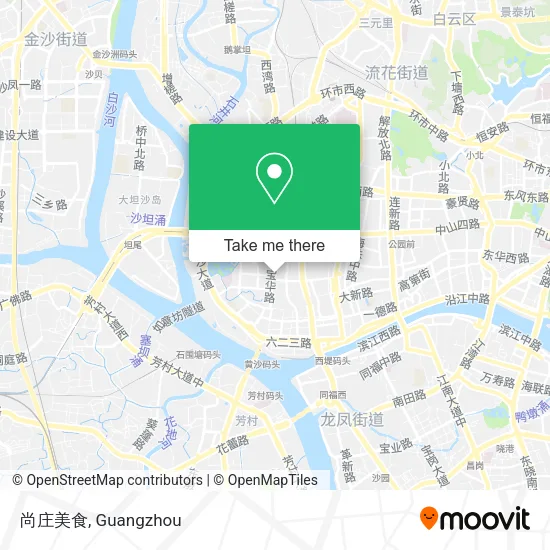 尚庄美食 map