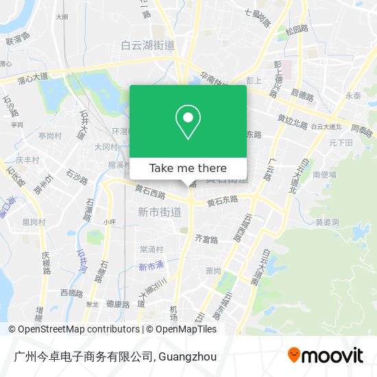 广州今卓电子商务有限公司 map