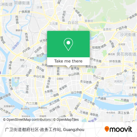 广卫街道都府社区-政务工作站 map