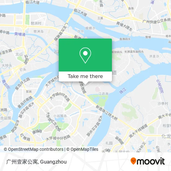广州壹家公寓 map