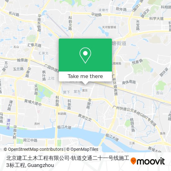 北京建工土木工程有限公司-轨道交通二十一号线施工3标工程 map