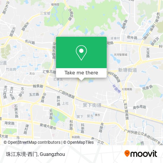 珠江东境-西门 map
