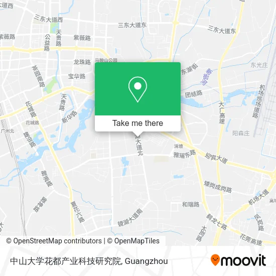 中山大学花都产业科技研究院 map
