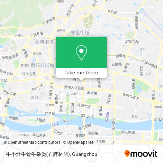 牛小灶牛骨牛杂煲(石牌桥店) map