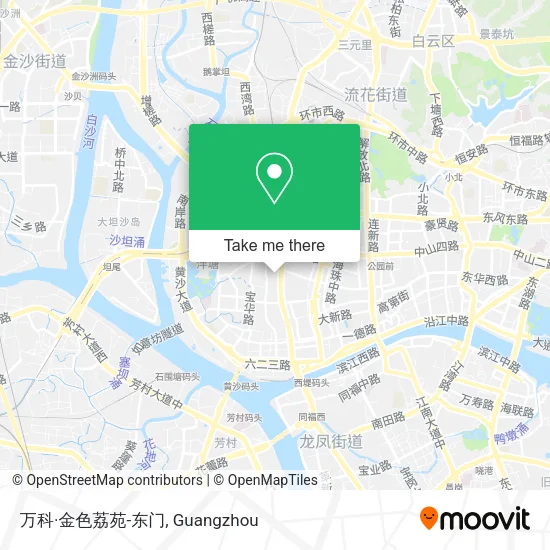 万科·金色荔苑-东门 map