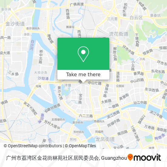广州市荔湾区金花街林苑社区居民委员会 map