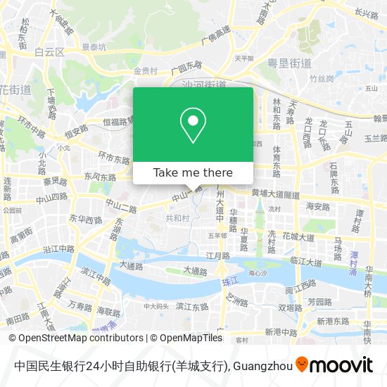 中国民生银行24小时自助银行(羊城支行) map