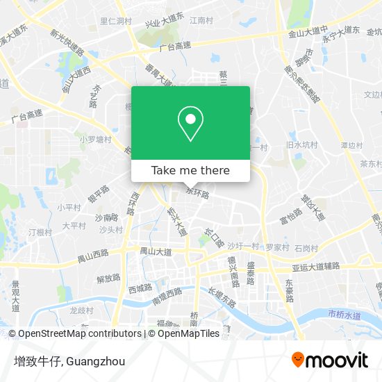 增致牛仔 map