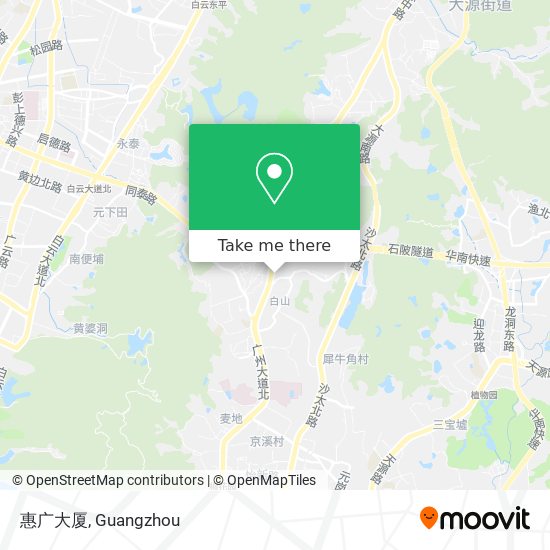 惠广大厦 map