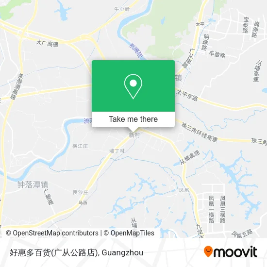 好惠多百货(广从公路店) map