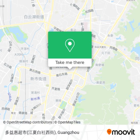 多益惠超市(江夏白社西街) map
